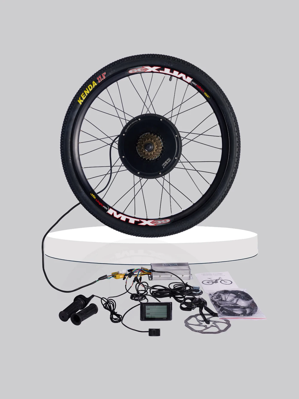 Csc 48V 1000W 1500W Mtx Achterwiel 26 ''27.5'' 29'' Schijfrem Elektrische Fiets Conversie Kit Direct Drive Ebike Hub Motor Kit - afbeelding 2
