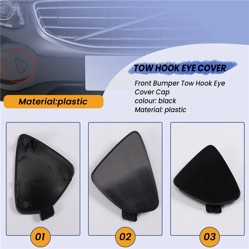 

Крышка проушины фаркопа переднего бампера для Volvo XC60 2014-2017 31323767 39821562