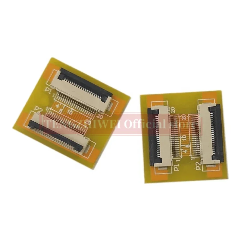 Placa de extensão FFC FPC, placa adaptadora, 20P, 0,5mm a 0,5mm, 5pcs