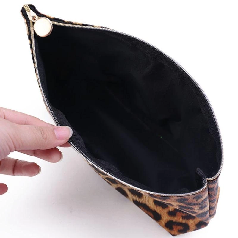 

G5AE Women Multifunction Travel Printed Leopard Pattern Cosmetic Bag Makeup for Case Toiletry