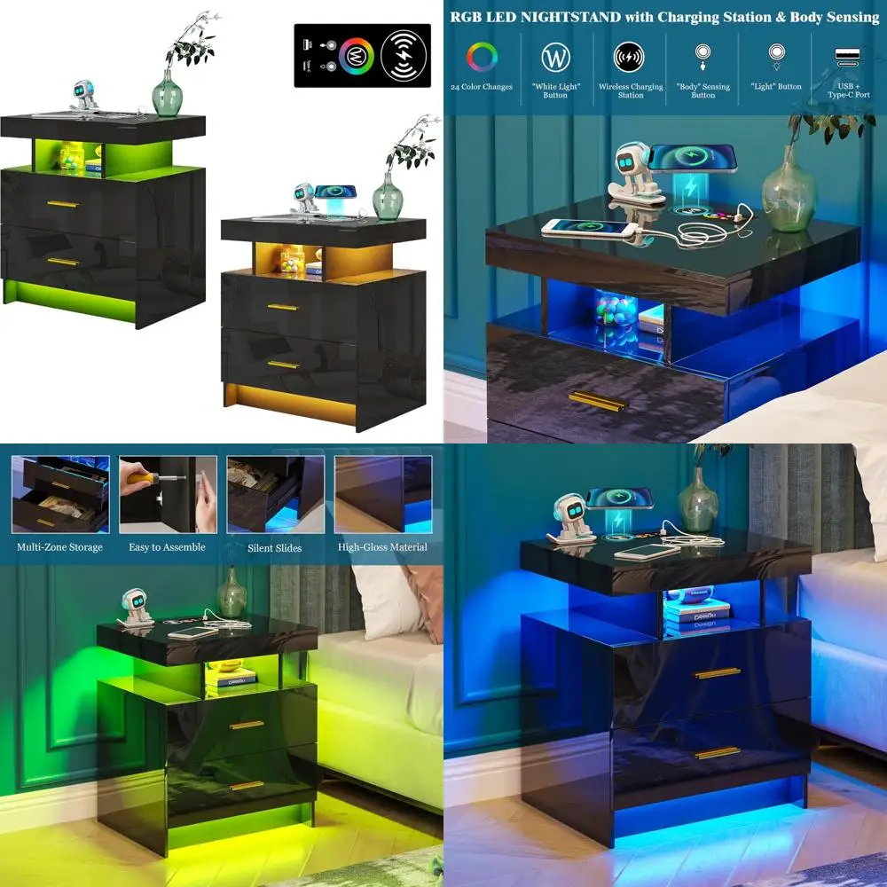 Modern Nightstand D… - image