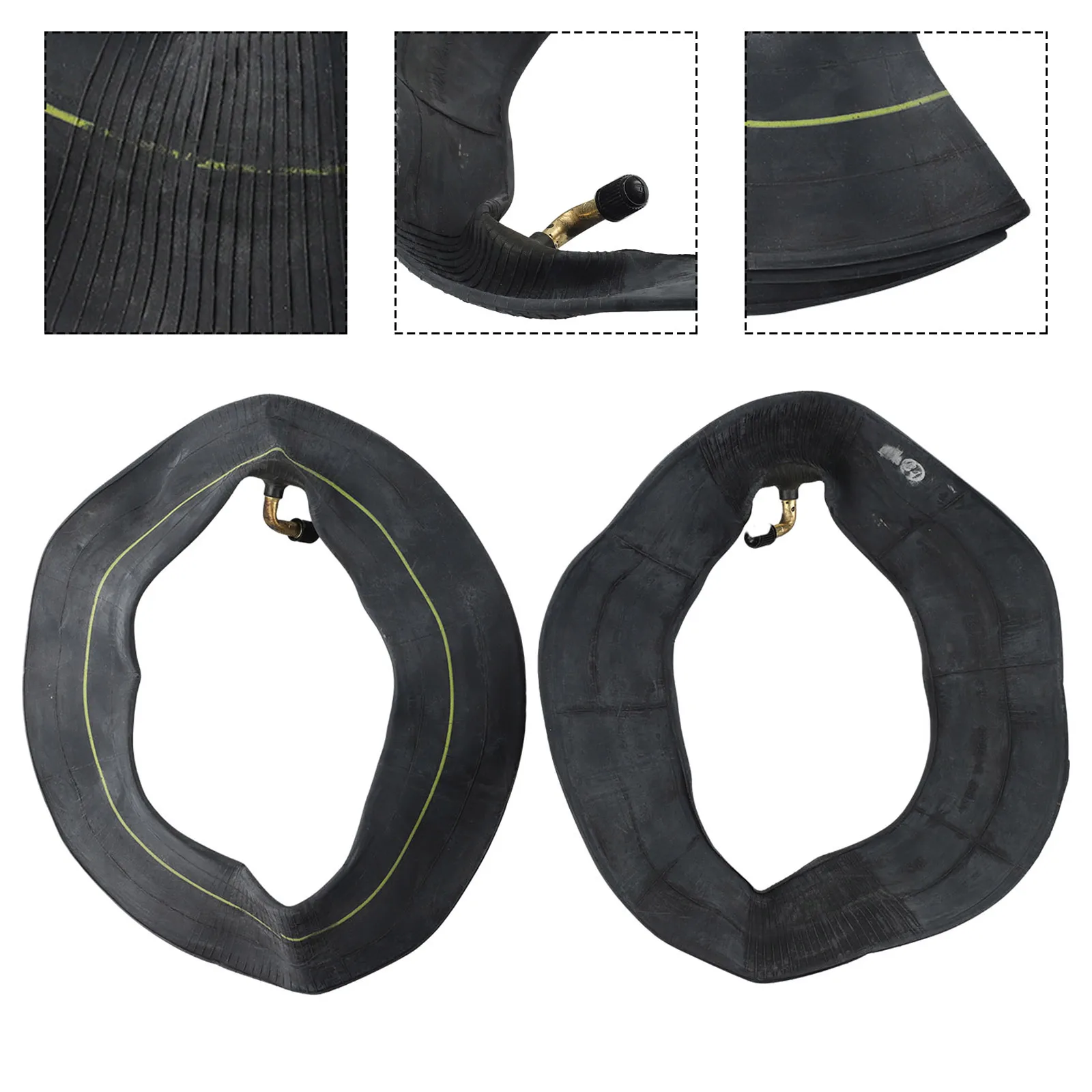 10 Inch Inner Tube Rubber 1/2 Pcs Black+Yellow Electric Scooter Replacement Thickened Tyre 10x2.50/2.75 Hot Sale