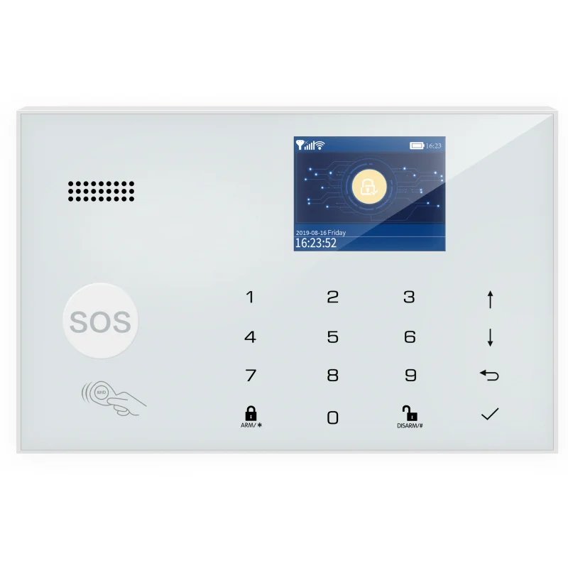 Tuya Smart WiFi Anti theft Alarm Wireless 433 Alarm Host GSM Security Alarm System for Home Use