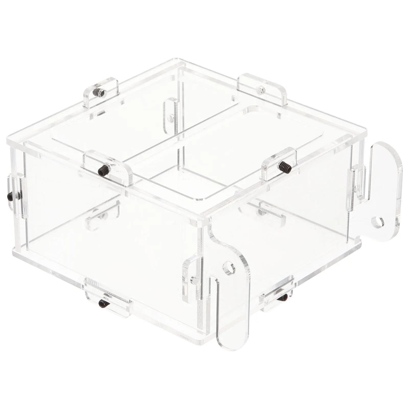 Bird Feeder Acrylic Material Durable Safe Design Large Capacity Smooth Surface Easy Application Creative Protective Design Pet