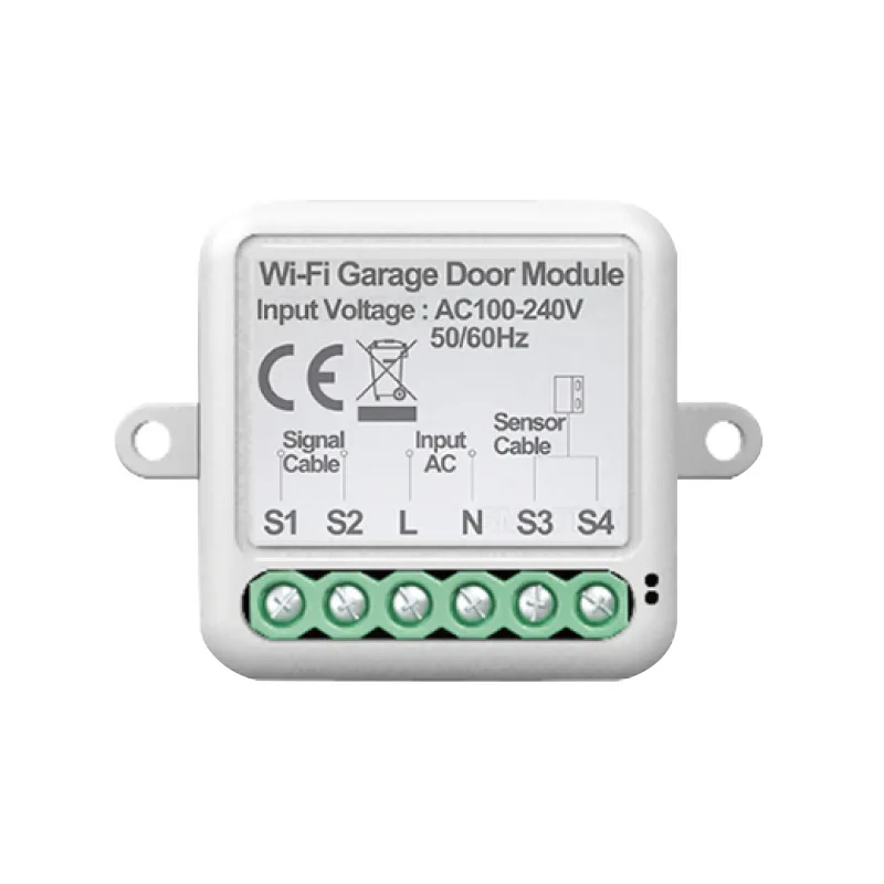 Tuya WiFi Smart Garage Door Opener Relay Controller Module Wireless Remote Timing Voice Control Smart Rolling Shutter Switch Wor