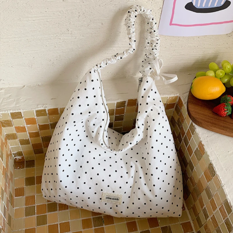 

Fashion Floral Print Shoulder Crossbody Bag Red Canvas Casual Underarm Bag Women Large Capacity Daily Use Commuting Bag