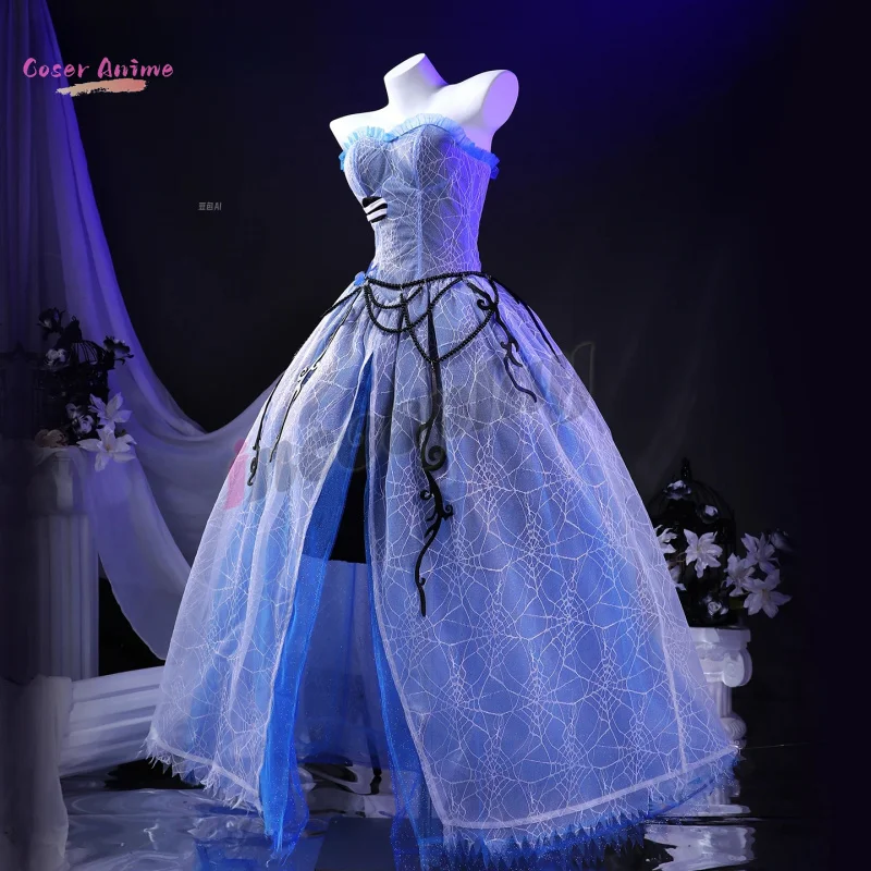 أزياء تيم بيرتون جثة العروس فيكتوريا إيفيرجلوت التأثيرية أزياء الهالوين كرنفال حفلة عيد الميلاد ملابس لعب الأدوار