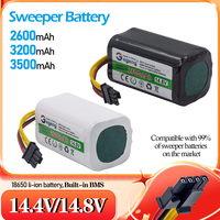 New 14.8V 3200mah Li-Ion Replacement Battery for LIFERO RX9 360 S5 S7pro T90 Conga 1290 1390 1490 1590 790T 880L Sweeper battery