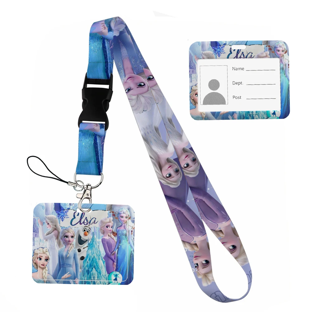 Disney Minnie Mouse Keychain for Keys ID Badge Horizontal Holder Card Neck Strap Keychain Lariat Phone Strap Jewelry view 2