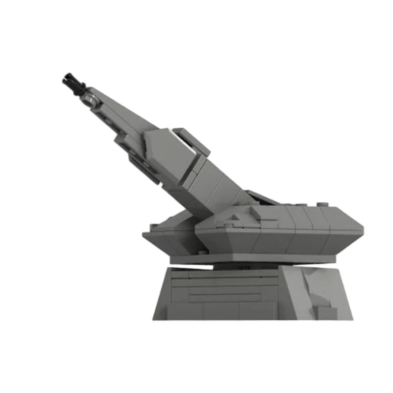 Close-In Gun System Model MOC Building Bricks War Equipment Modular Technology Gifts Holiday Assemble Children Toys Suit