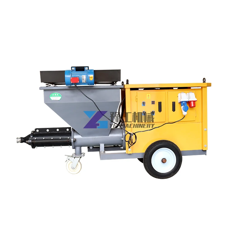 Best Quality Automatic Air Stucco Exterior Wall Insulation Spray Plastering Machine Mortar Sprayer for Spraying