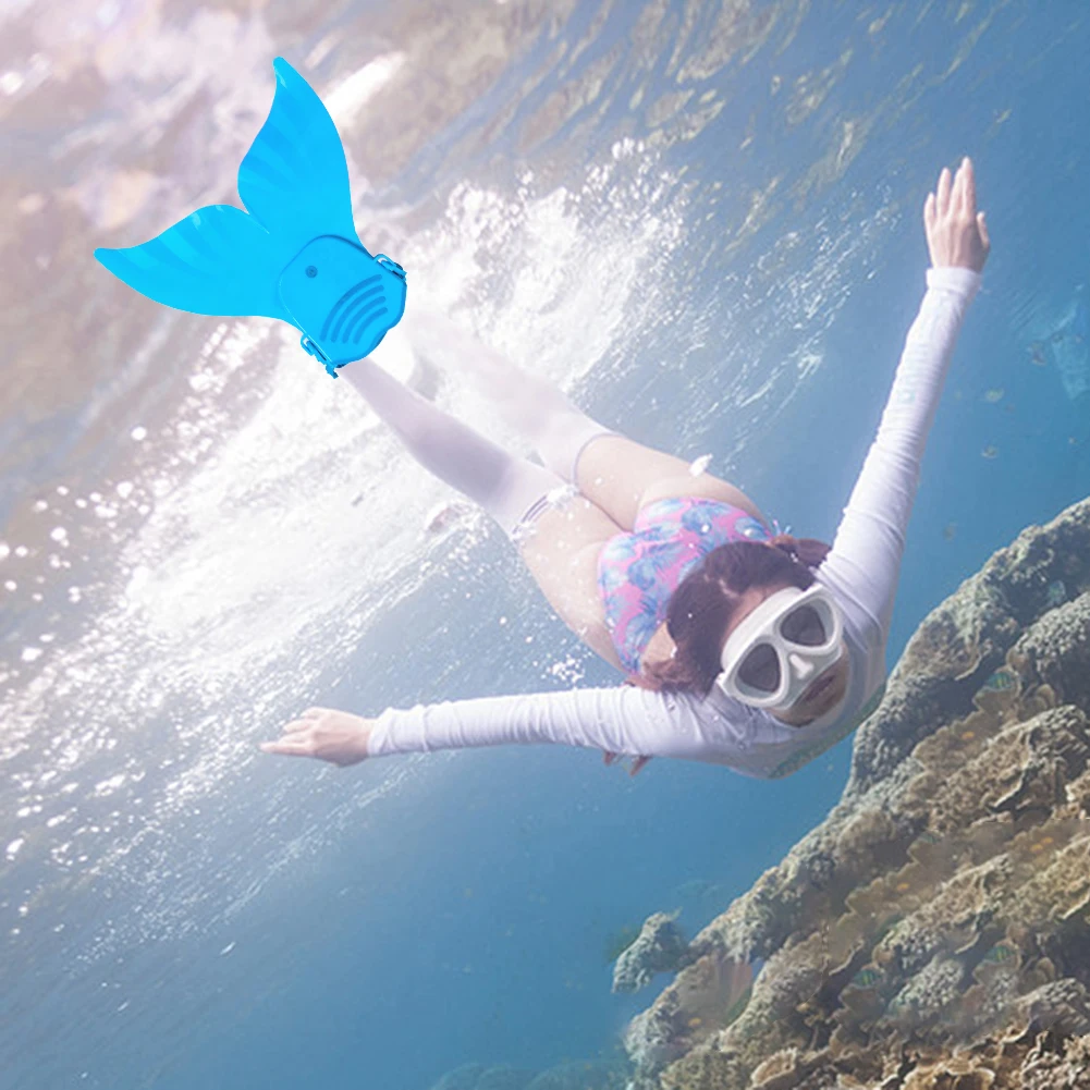 Mermaid Fins Children Diving  Swimming Fins Monofin For Kids Water Sports Training Learning Aquarium Performance Fins
