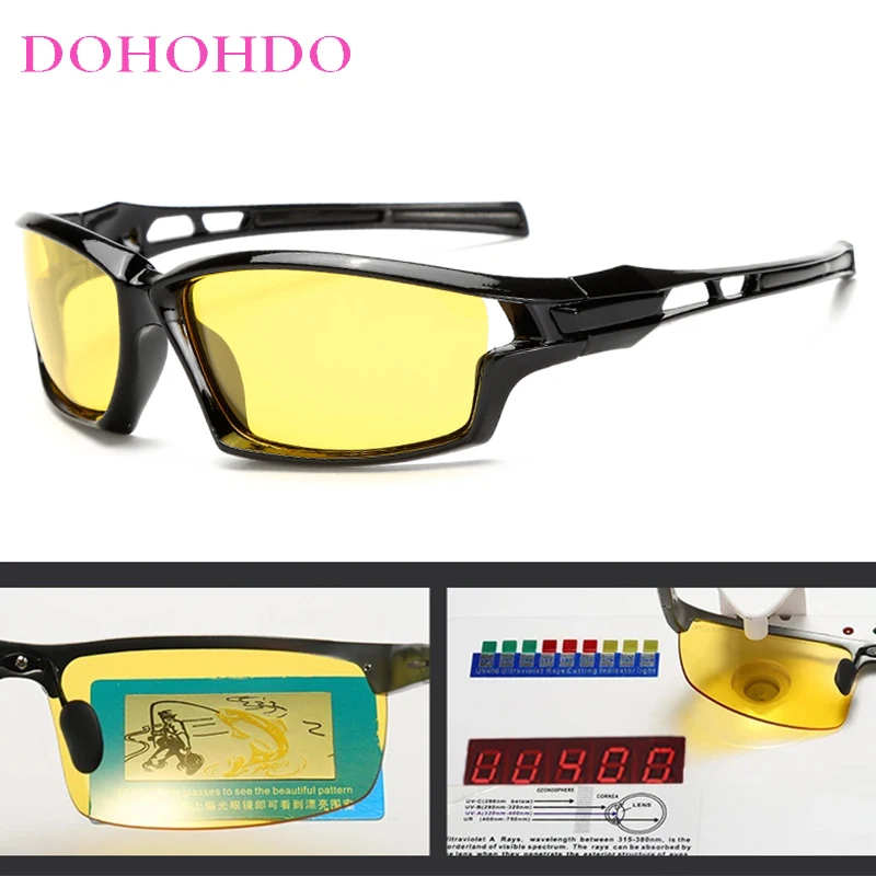 

2026 Brand Designer Night Vision Sunglasses For Men Women UV400 Polarized Night Driving Anti-Glare Goggles Lunettes Homme Luxe