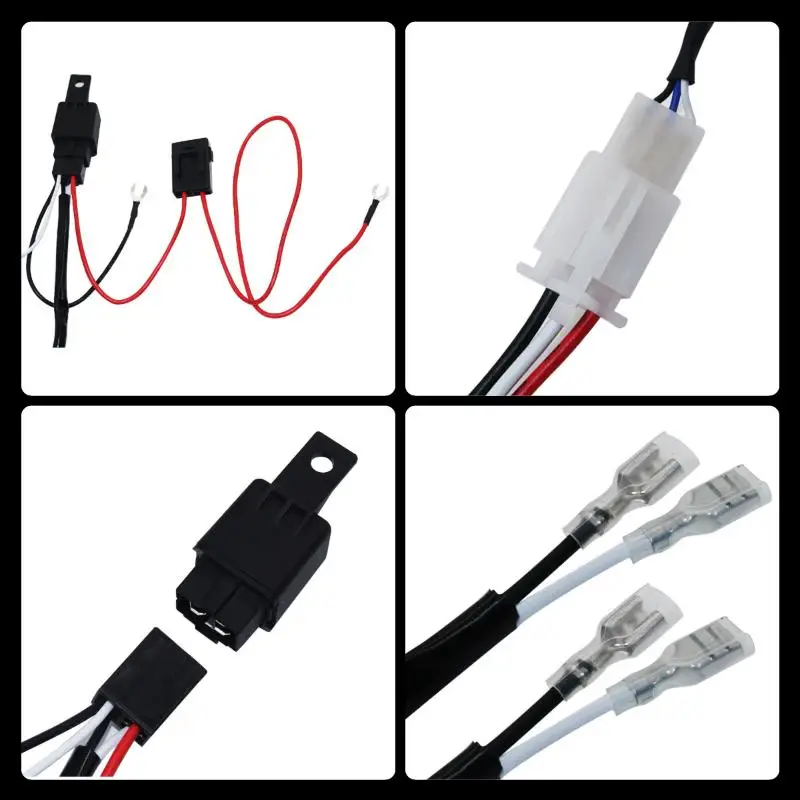 

[M]300W Universal LED Light Bar Wiring Harness Kit 16/18AWG With 12V 40A Relay On Off Switch For Off Road Truck SUV ATV UTV Boat