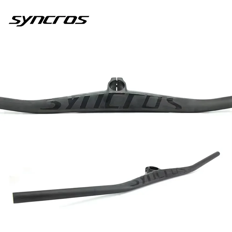 SYNCROS-UD Carbon Integrierter MTB-Cockpit-Lenker, Fahrrad-Riser, MTB-Titanschraube, 2 Grad, 40 mm, 50 mm, 60 mm, 70 mm