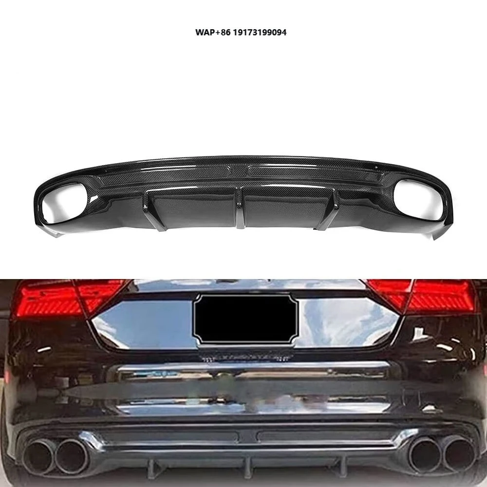 

Carbon Fiber Rear Diffuser Lip for A7 Sline 2013 2014