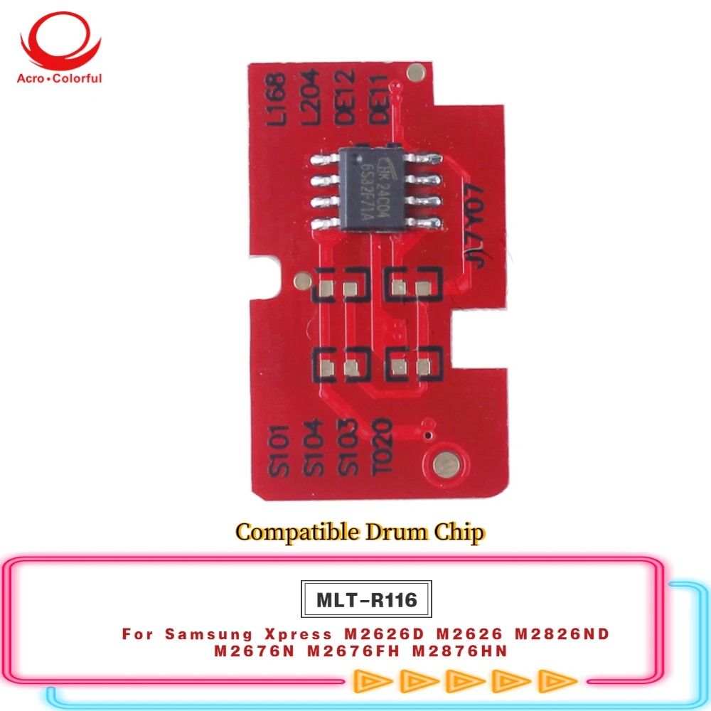 Drum Reset Chip for Samsung MLT-R116 M2626D M2626 M2826ND M2676N M2676FH M2876HN Imaging Unit Chips