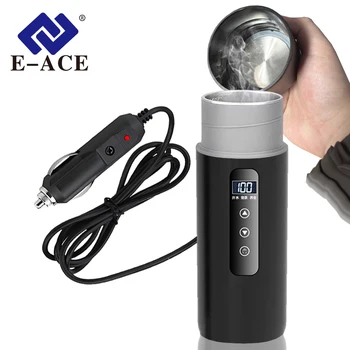 קומקום חשמלי 12v 24v רכב נייד חימום גביע 500 מ 