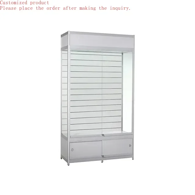 

Custom.Stand Slatwall Cosmetics Display/Makeup Perfume Shop Shelves Design Display for Retail