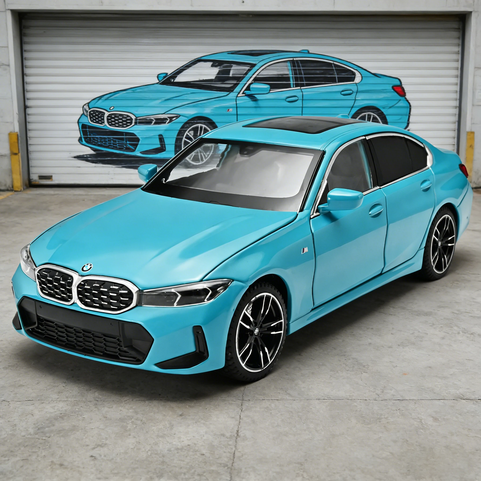 

Модель автомобиля BMW 3 серии 325Li, литая под давлением, масштаб 1:24, коллекционная, роскошная, декоративная.