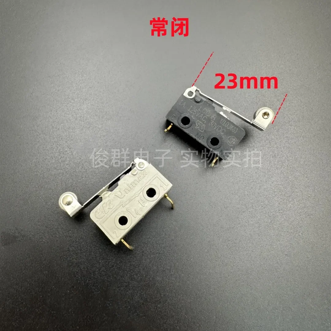 5PCS/LCGHR micro switch 2 bent foot normally closed pulley limit detection reset button car washer CK