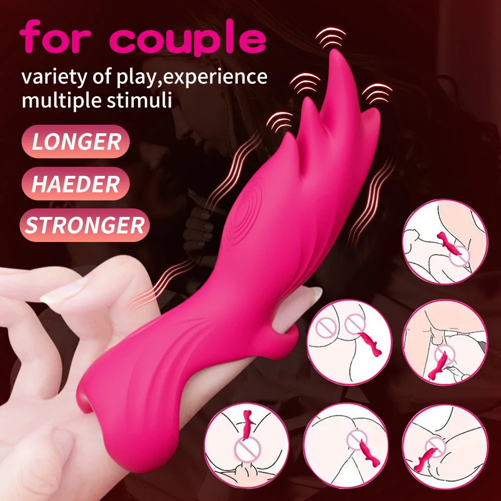 

Finger Silicone Egg Vibrator Clitoris Stimulation Adult Sex Toy for Women, Enjoy Intense Vibration Inside, Sex Machine Included