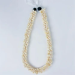 Vintage stijl Hawaiiaanse kauri schelp ketting Hawaii tropische Leis gespannen geweldig voor Hula dans verjaardag jubileum cadeau van Aloha