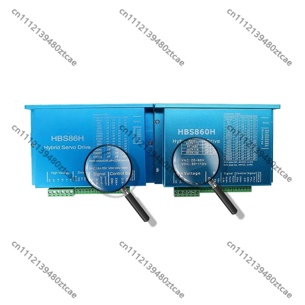 Nema34 Closed Loop Stepper Motor Kit 4.5N.m 86mm 86HB250-80B HB860H Hybrid Step-servo Driver