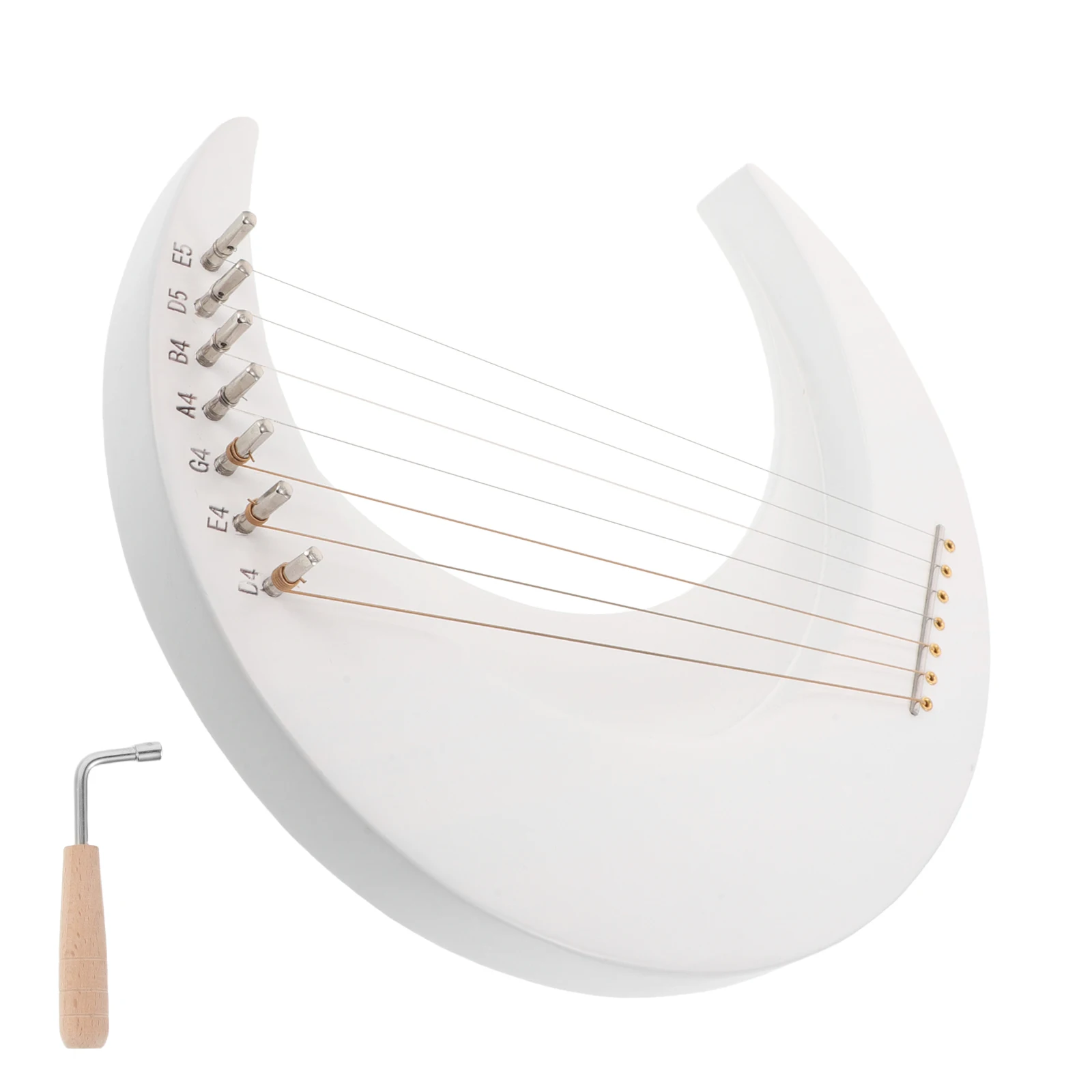 Crescent Raya Harp Lyre Beginner's for Learning Friendly Moon Beginners Music Practice Inspired Lover