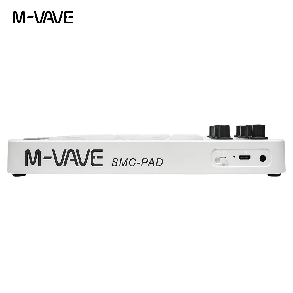 M-VAVE SMC-PAD LaunchPad  USB-C and Portable Design Wireless MIDI Controller Suitable for Beginners