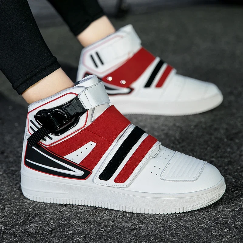 Износостойкие мотоциклетные ботинки с высоким берцем, новинка 2024, мужская и женская мотоциклетная обувь, Нескользящие мотоциклетные ботинки, Уличная обувь для езды на мотоцикле