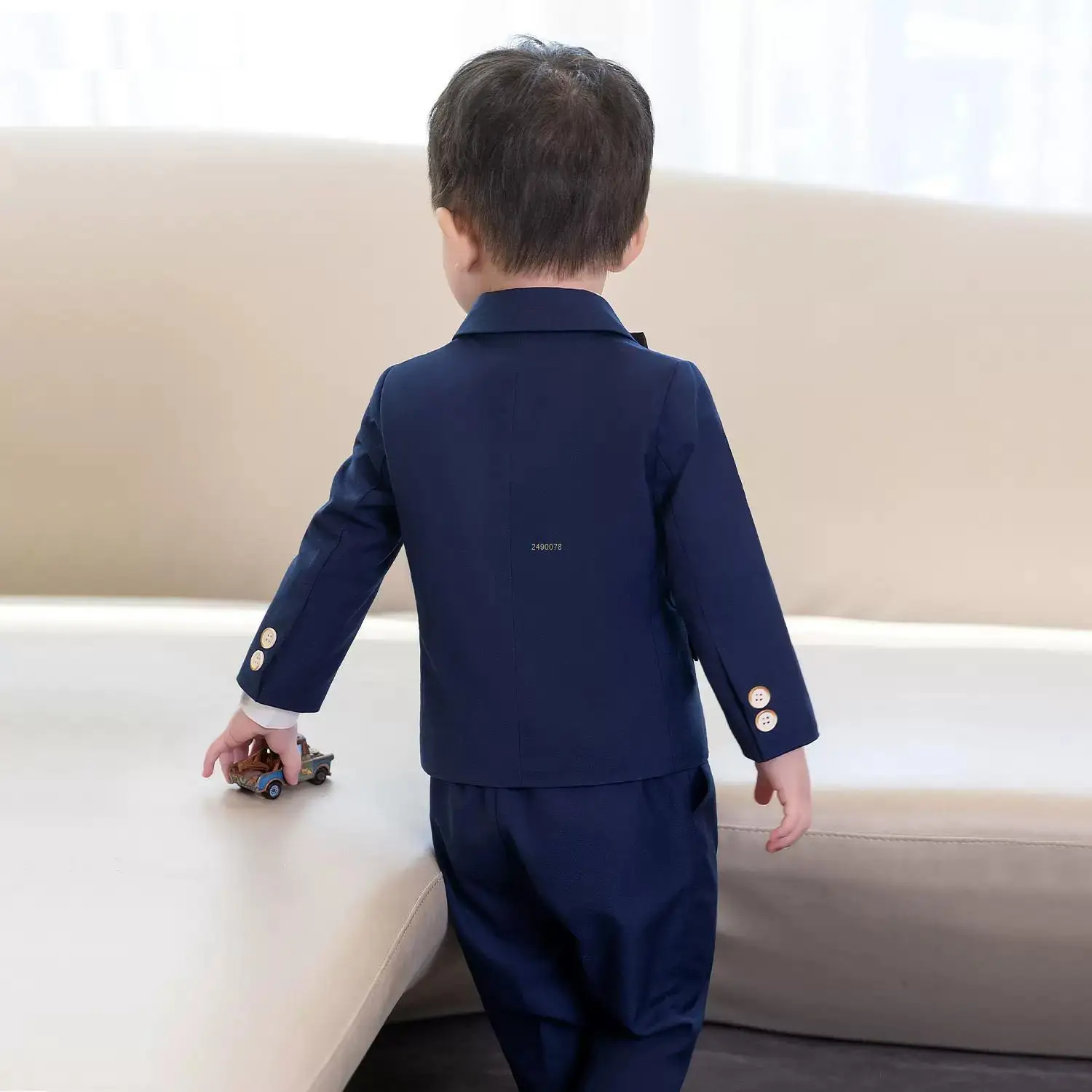 Boys Beautiful Photography Suit Children Wedding Dress Kids Stage Performance Formal Blazer Suit Baby Birthday Ceremony Costume