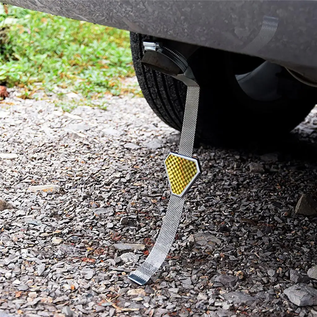 Car Static Strap Metal Ground Wire Reflector Safety Chain for Vehicle Metal Sticker Fluence Night Visibility