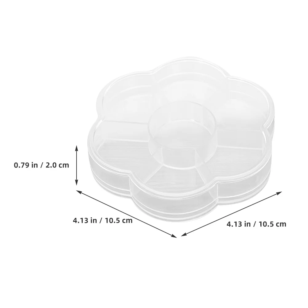 

10Pcs Clear Jewelry Storage Box Durable Earring Organizer Plastic Container for Small Crafts Rings Beads Storage Organizer
