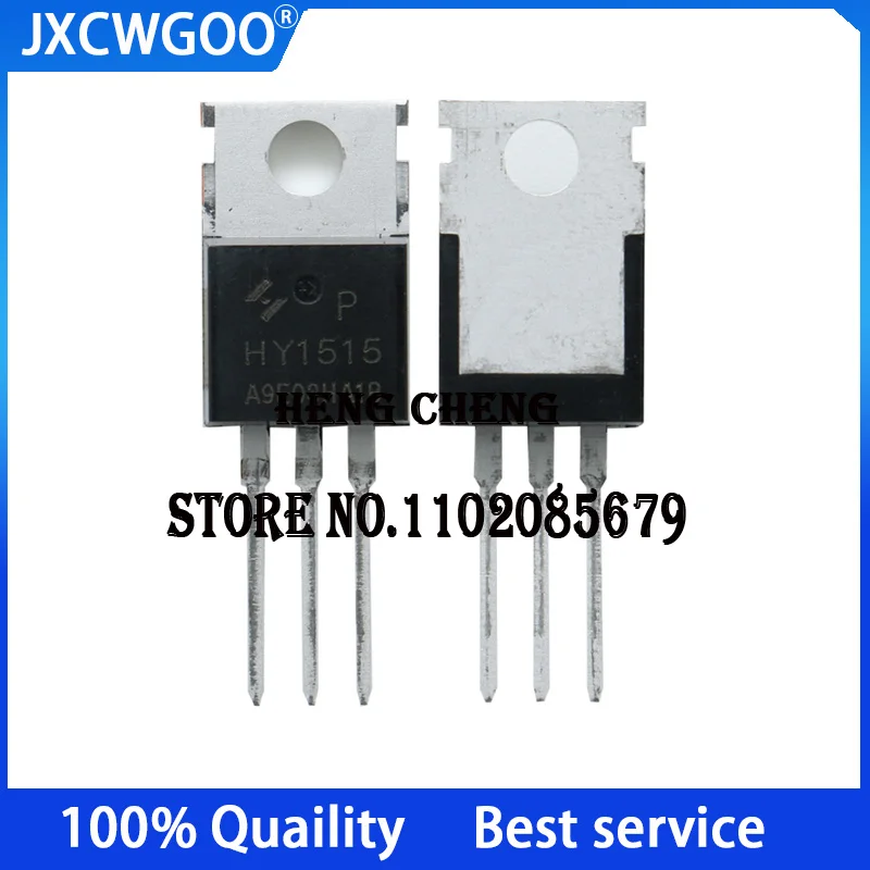 10PCS 100%New Original HY1515P HY1515 TO-220 150V 50A Field-effect transistor