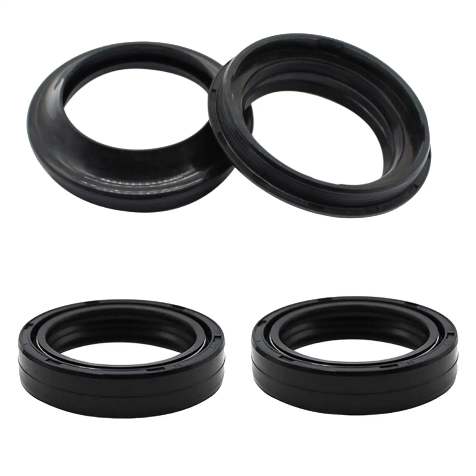 Motorcycle Fork Seal and Dust Seal Kit 49x60x10mm Rubber for Klx400 VN2000 RM250 Dr-Z400E RM125 Replace Parts