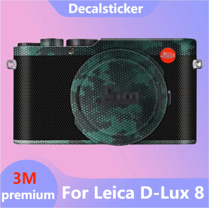 For Leica D-Lux 8 Decal Skin Vinyl Wrap Film Camera Body Protective Sticker Anti-scratch Protector Coat