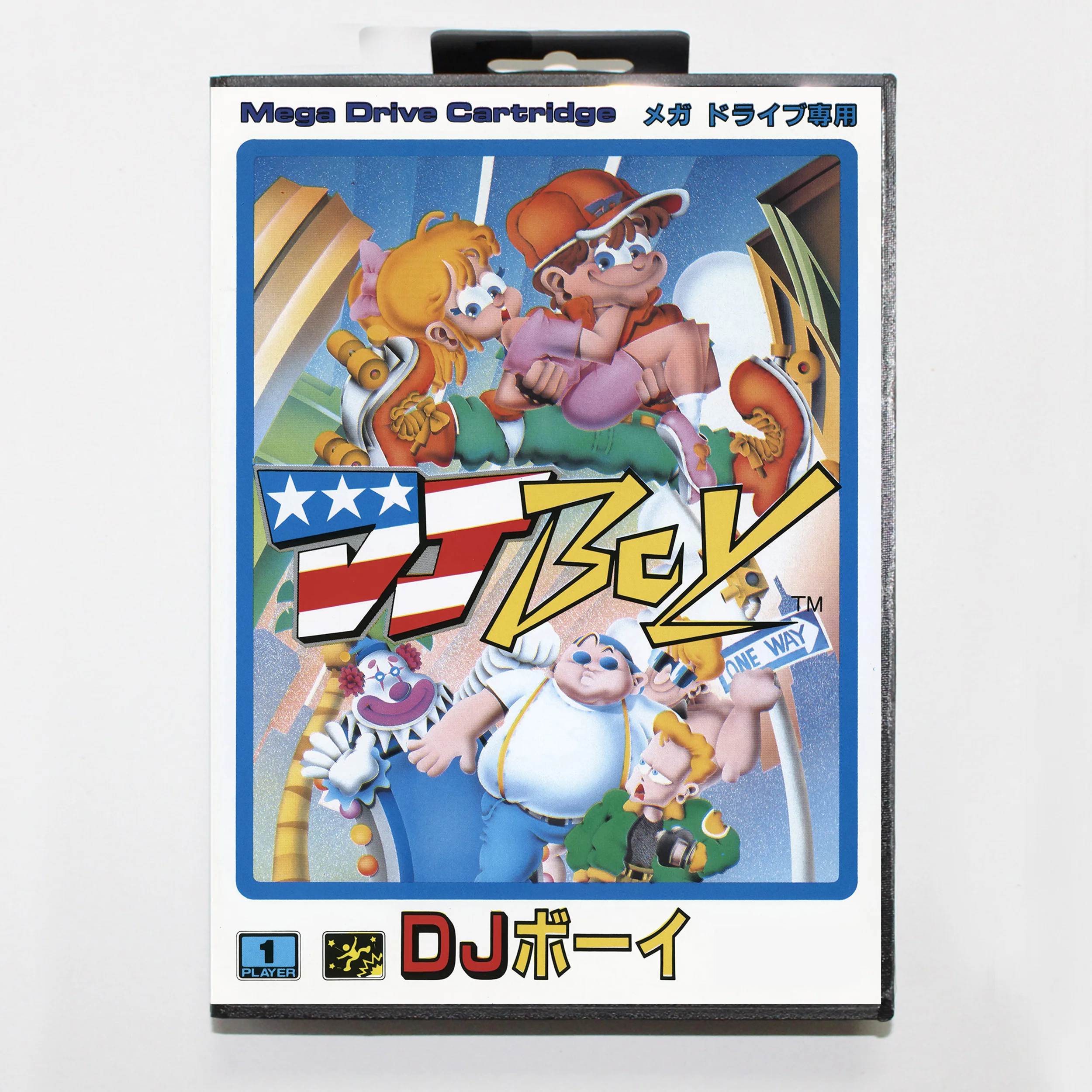 Diskon besar kartu Game DJ Boy dengan kotak ritel 16bit MD Cart untuk sistem Sega Mega Drive/Genesis