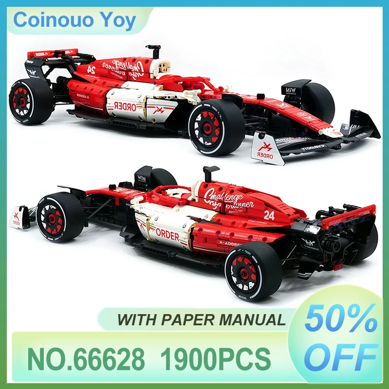 

Imaginative 66628 Technology 1:8 Racing-inspired Vehicle Building Block Hypercar F1 Model Puzzle DIY Toy Boy Adult Chrismas Gift