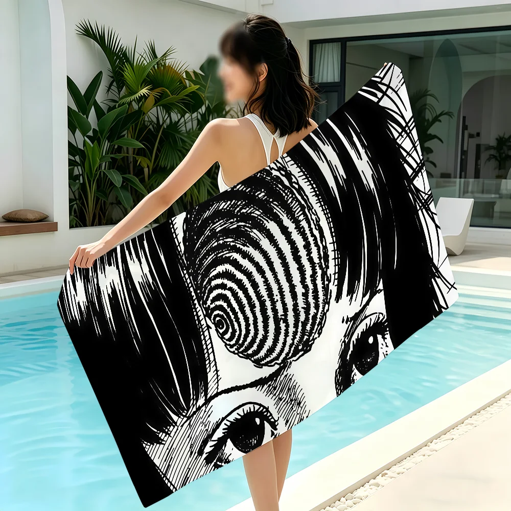 Sanat Junji Ito Havlu Plaj Hav - Travel Yoga Accessories incelemesi ve fiyatı