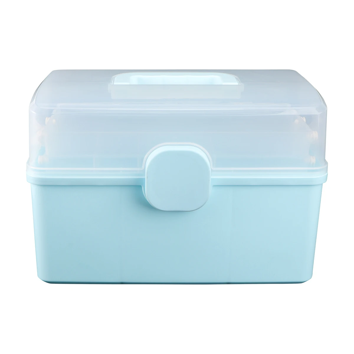 

Large Portable Medicine Storage Box Household Medical Kit Multi-Functional Medication Case With Rotatable Buckle First-Aid