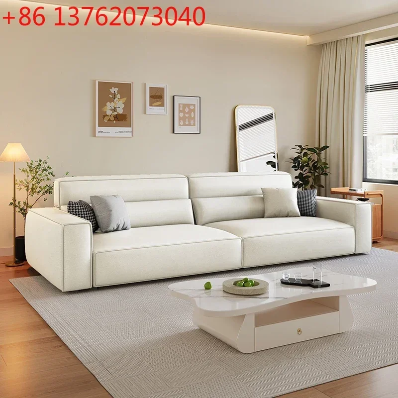 Foam Square Wood Couches Simple Comfortable Lounge Italian Living Room Sofa Puffs Modern Designer Sofy Do Salonu Home Furniture