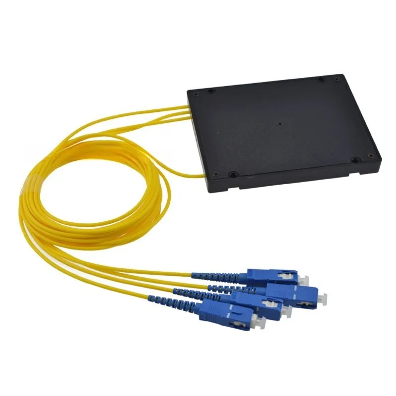 1x3 SC PLC Optical Splitter, 1*3 PLC Fiber Optic Splitter SC/APC/UPC, FTTx FTTH Network Distribution Module 1x3