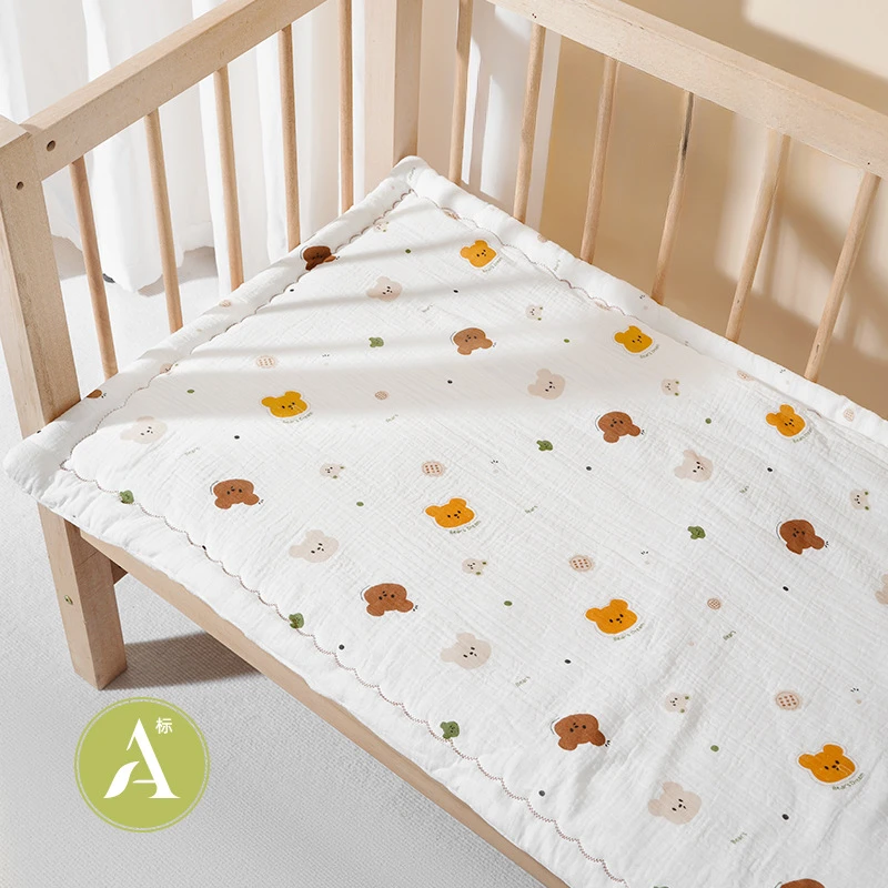 

Newborn Crib Bed Pad Kindergarten Baby Bed Pad Children's Bed Mattress Cotton Washable Nap Bedding