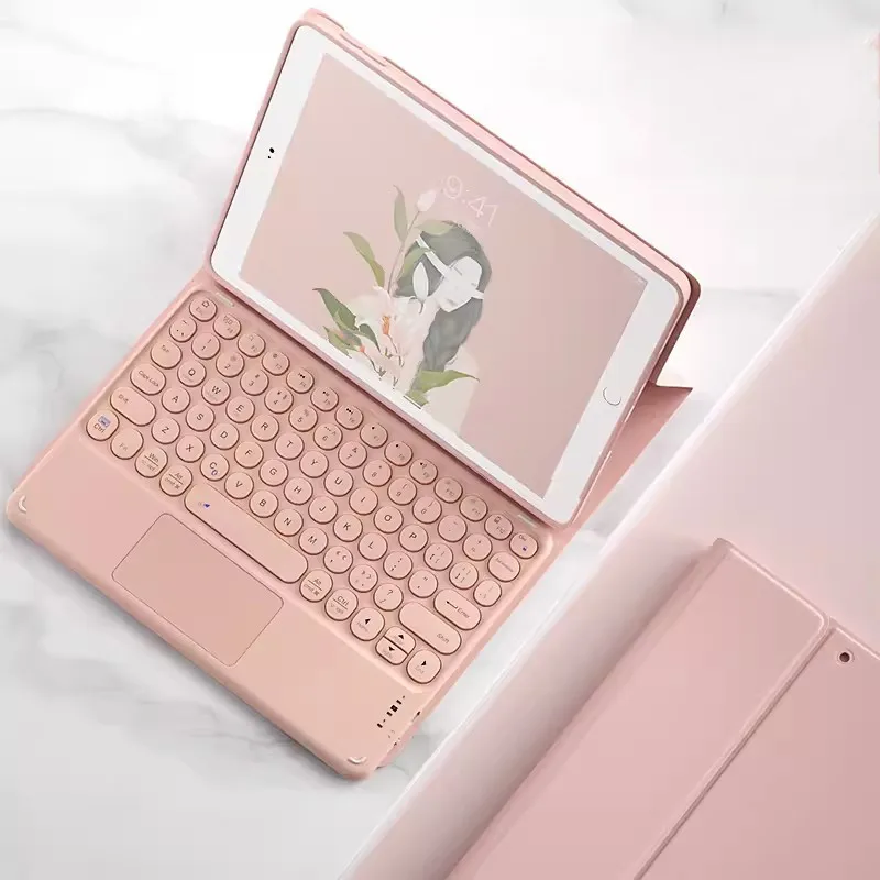 Bluetooth Toetsenbordhoes FOGARI Tastatur Für Lenovo Tab Plus 11,5 Zoll 2024, AZERTY, Französisch Bluetooth Toetsenbord AZERTY