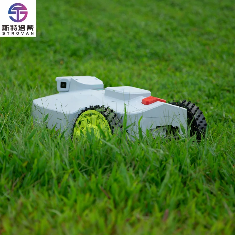 

STLF Full Auto Cordless Robotic Lawn Mower Home Garden Trim Robot with Mobile Phone Control Industrial DIY Grade