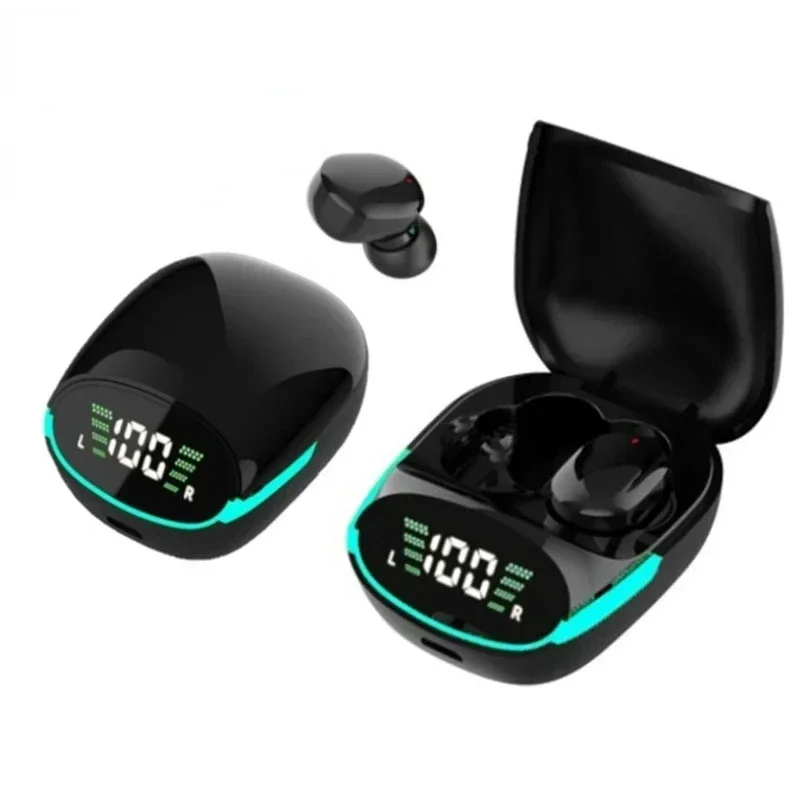 TWS TG06 Bluetooth Earphones True Wireless StereoHeadphone 9D Sports Waterproof LED Displays Earbuds Headsets With Microphone HO