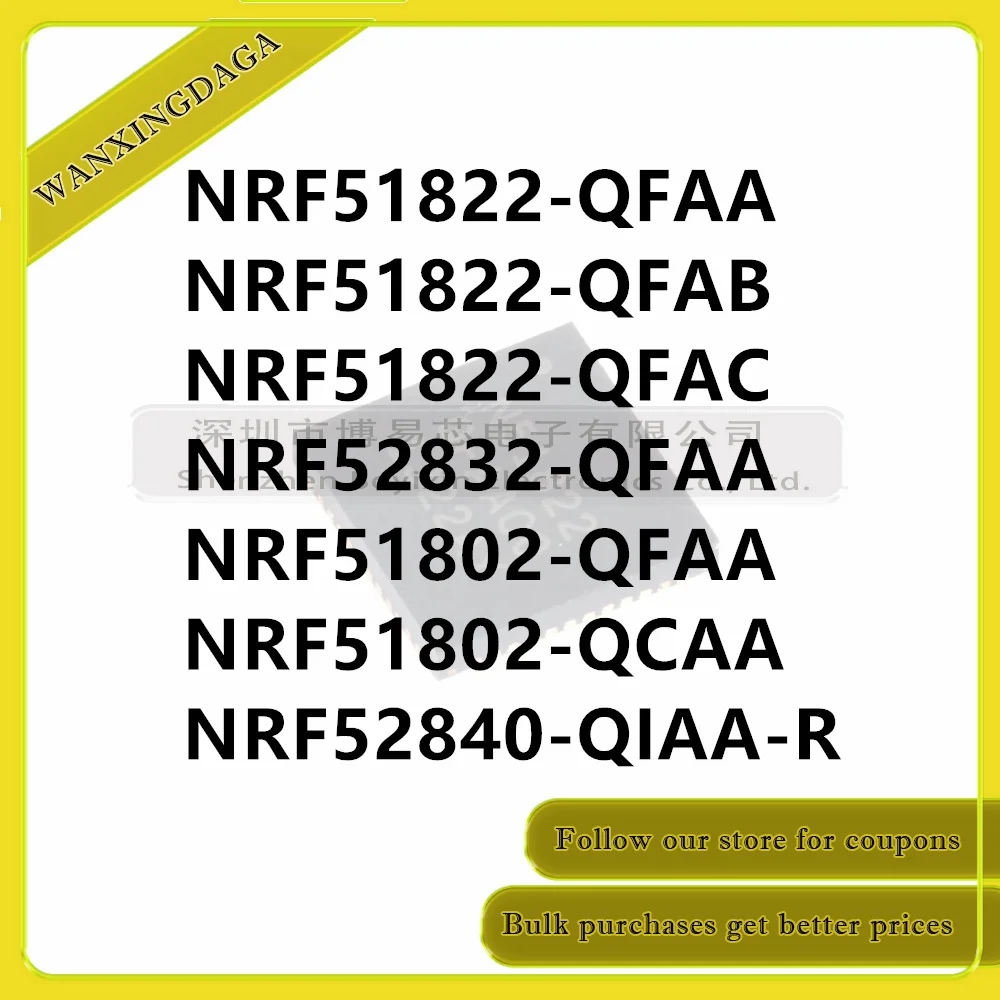 NRF51822-QFAA NRF51822-QFAB NRF51822-QFAC NRF52832-QFAA Phone case NRF51802-QFAA NRF51802-QCAA NRF52840-QIAA-R