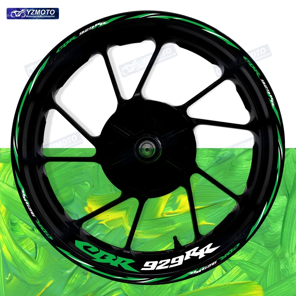 

Для Honda CBR929RR аксессуары для мотоциклов спереди и сзади 17-дюймовая ступица колеса гоночная наклейка наклейка украшения светоотражающие наклейки на обод