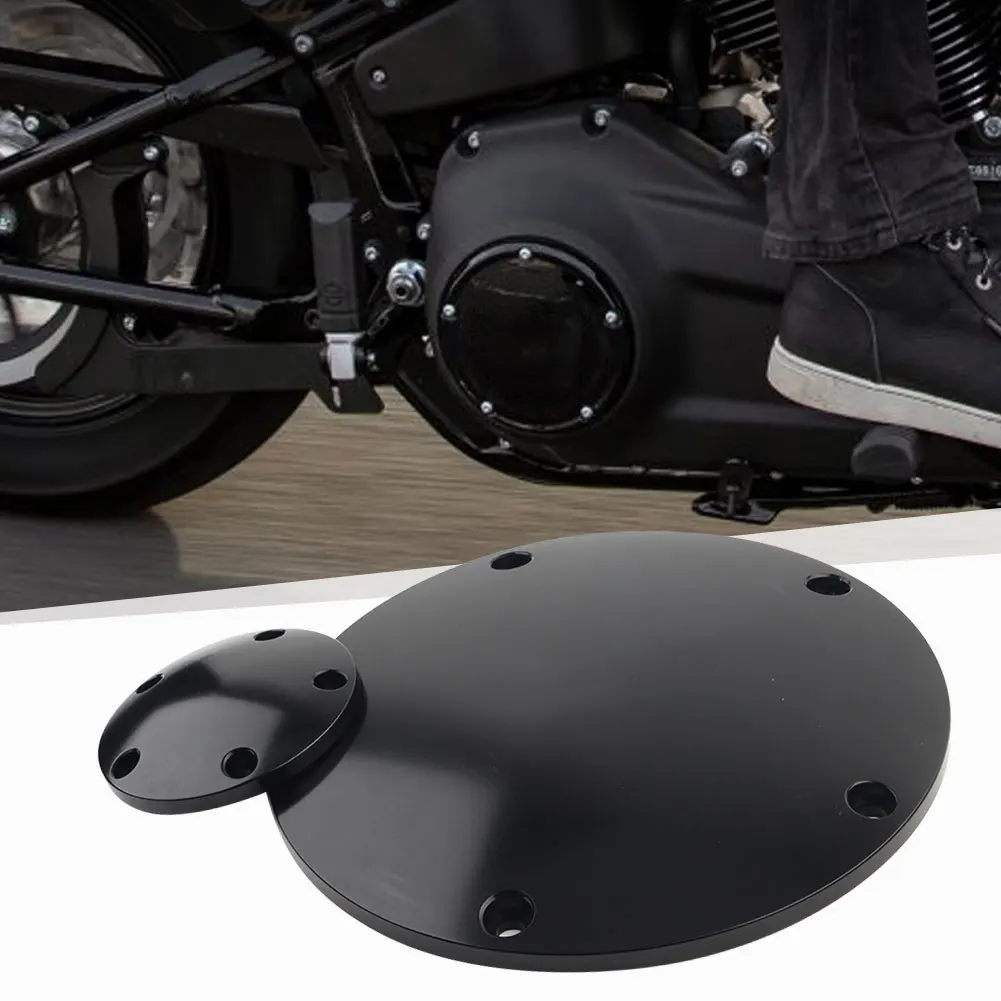 5-Hole Smooth Domed Derby Timing Timer Cover for Harley Heritage Softail Road Glide Custom FLTRX & for '99-'17 Dyna